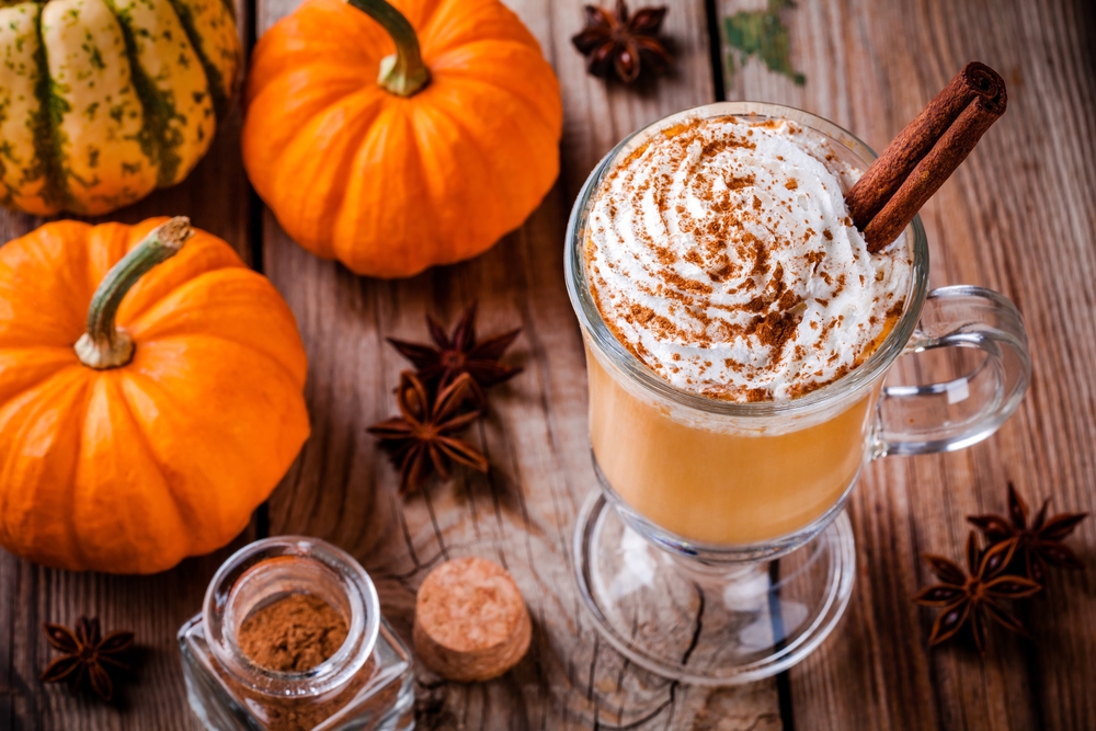 healthy pumpkin spice latte